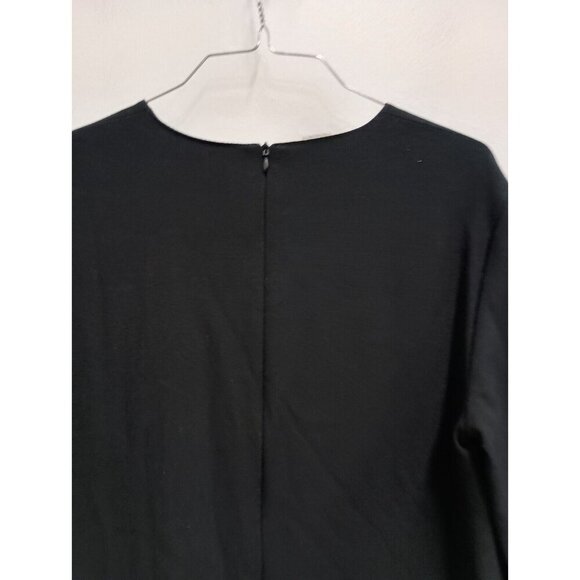 Diana Gallesi Womens Shift Dress Size 12 Black Keyhole Capsule Timeless Luxury - Picture 12 of 13